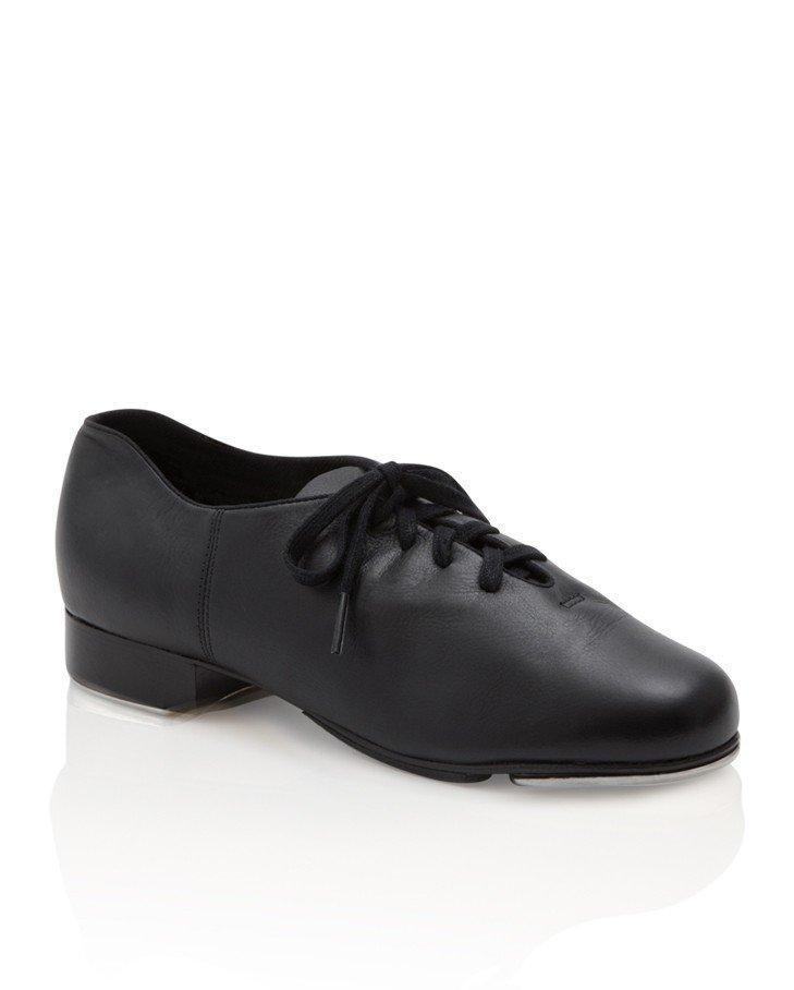 Black Lace Up Cadence Tap Shoes - Child main image 1