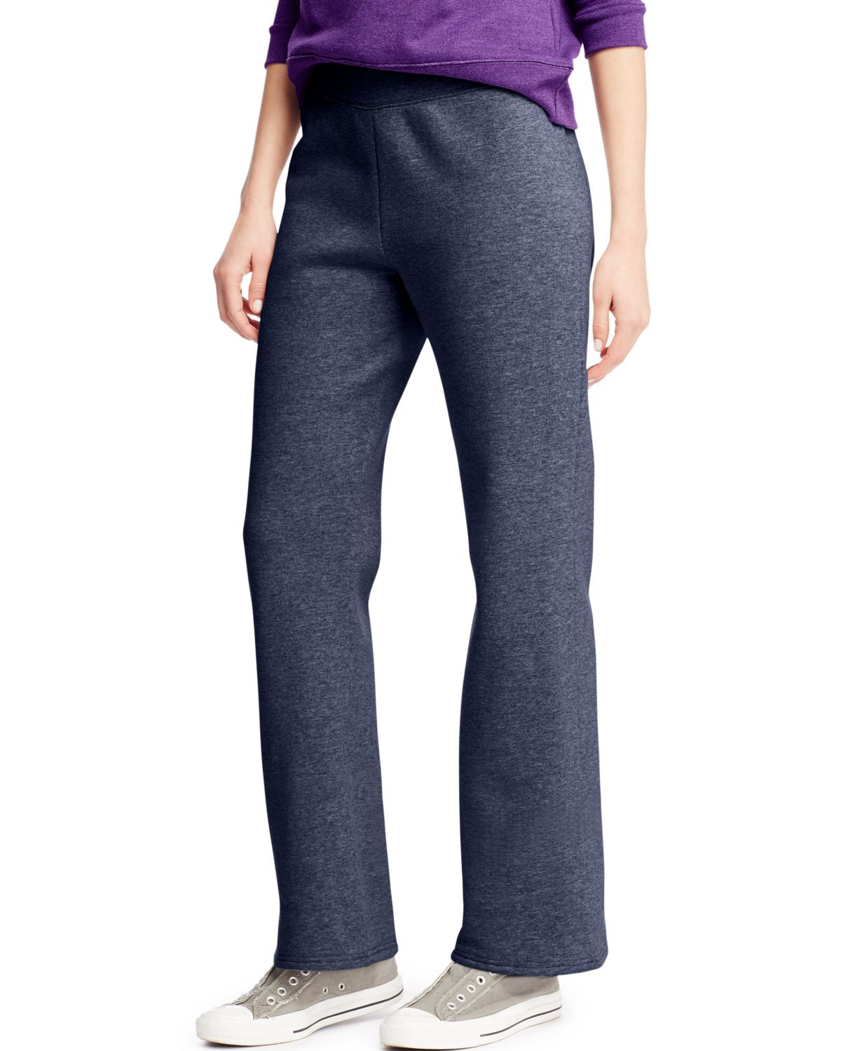 Hanes Comfortsoft™ Ecosmart® Womens Open Bottom Leg Fleece Sweatpants